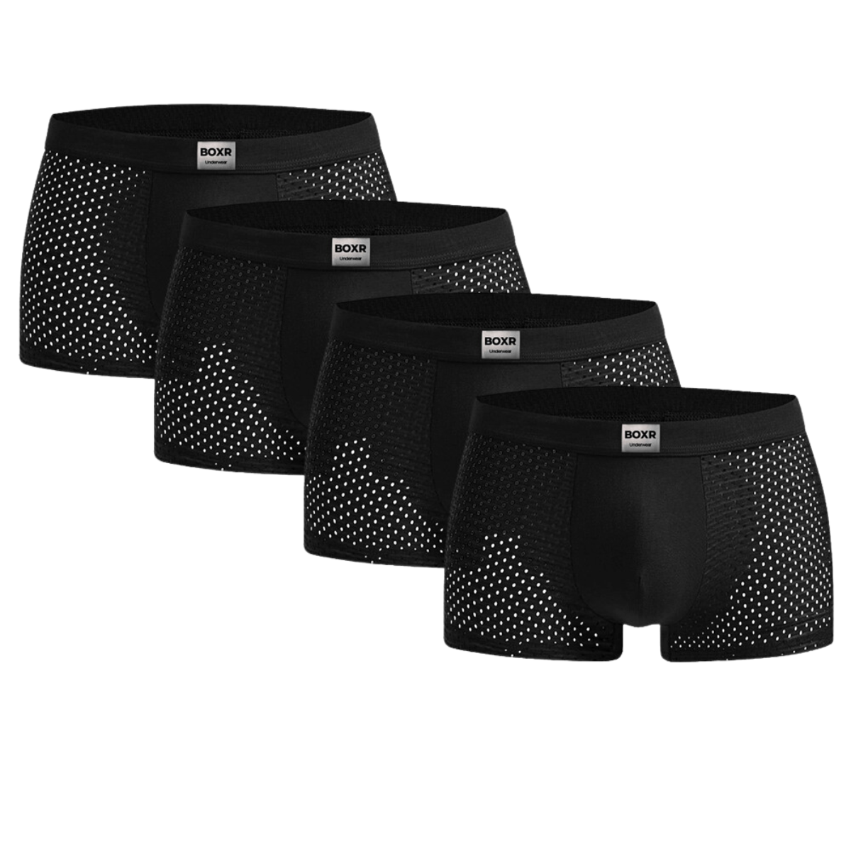 BOXR | Bamboo Boxers 4-Pack Black