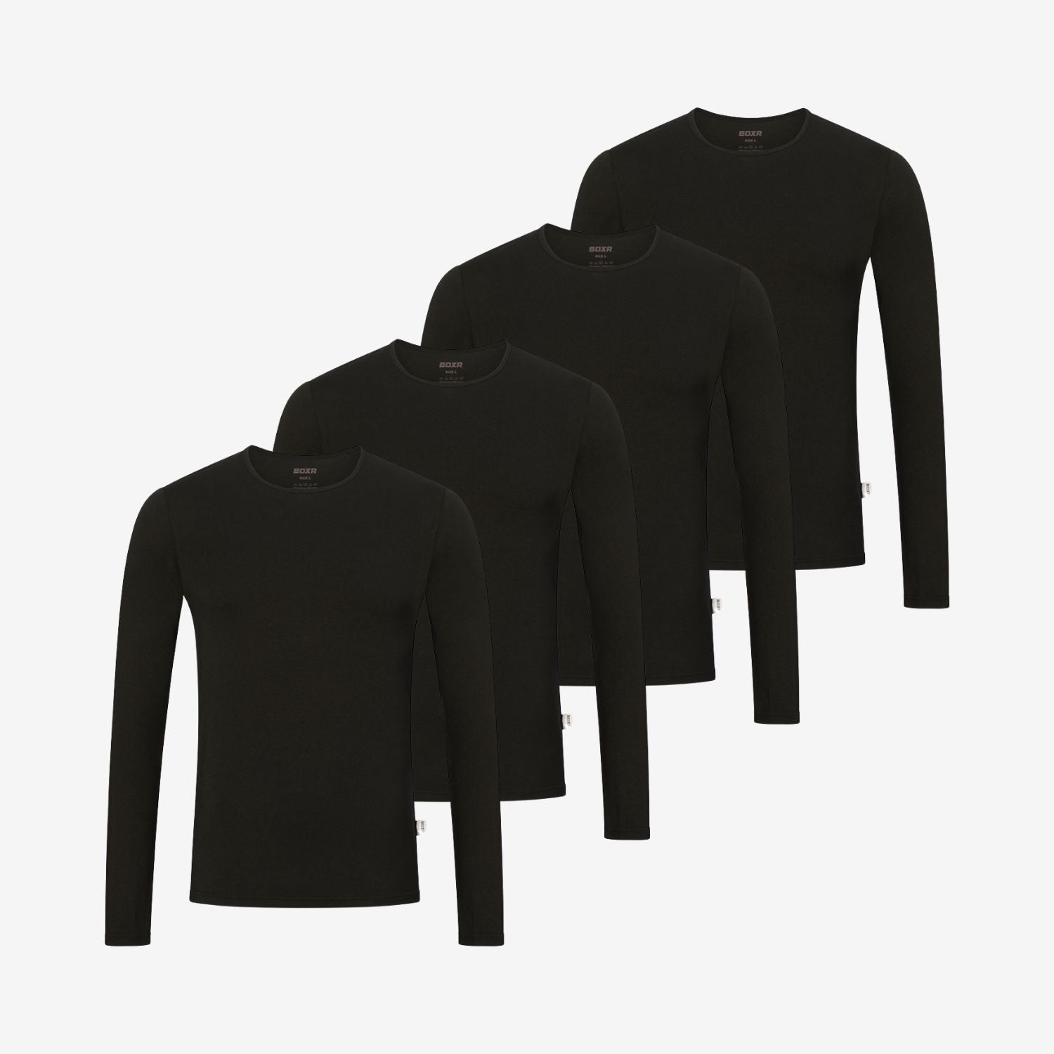 Bamboo Long Sleeve Undershirts 4-Pack