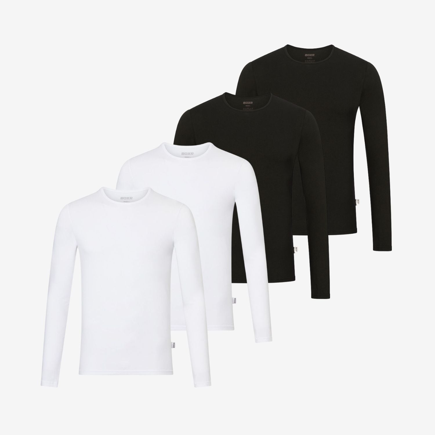 Bamboo Long Sleeve Undershirts 4-Pack