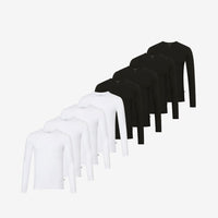 Bamboo Long Sleeve Undershirts 8-Pack