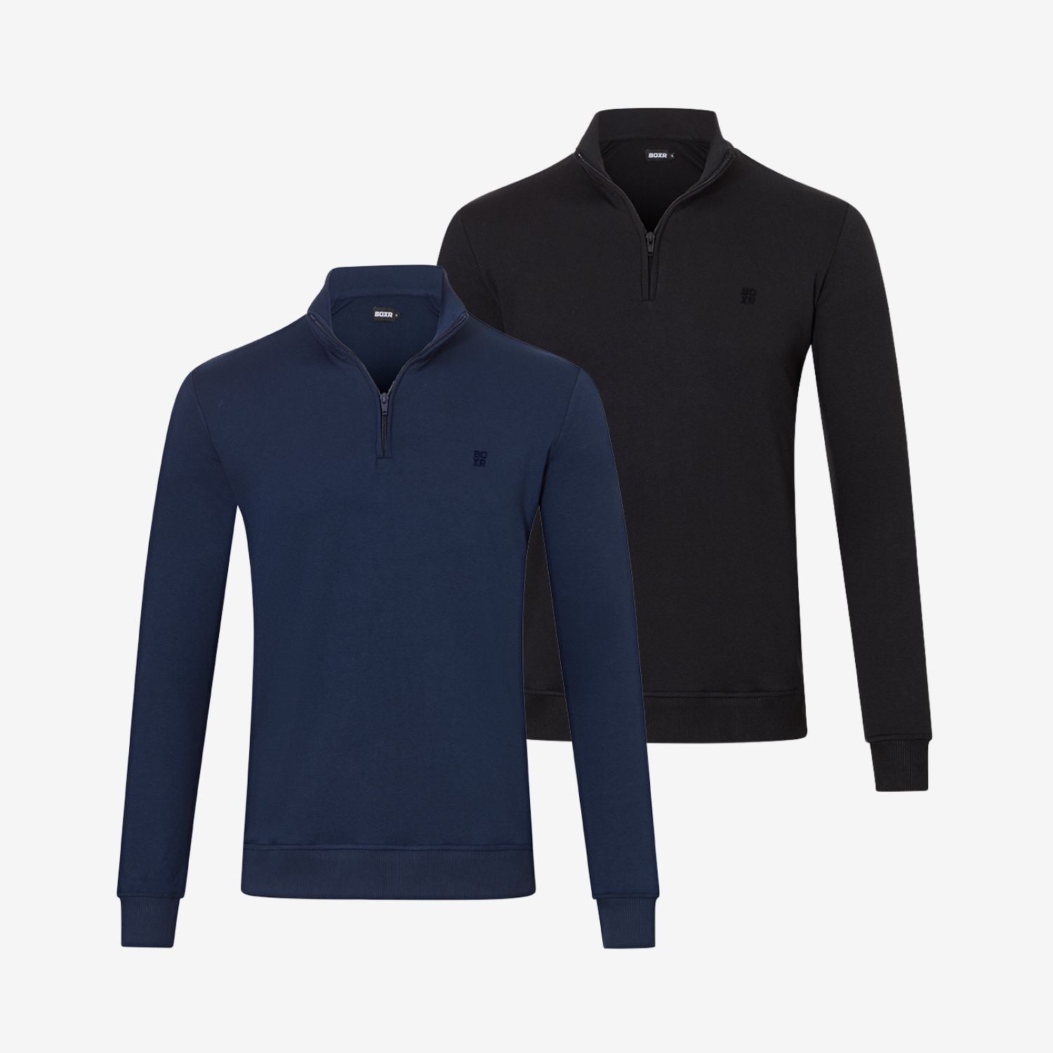 Bamboo Quarter-Zip Pullovers 2-Pack