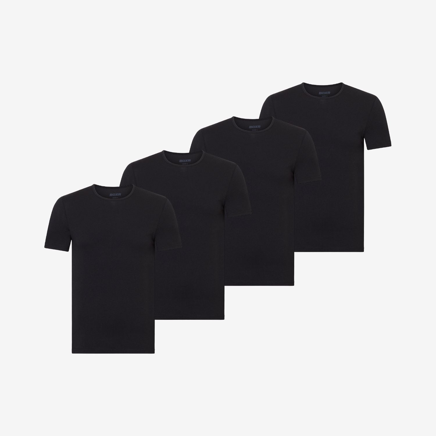 Bamboo Undershirts Round-neck 4-Pack