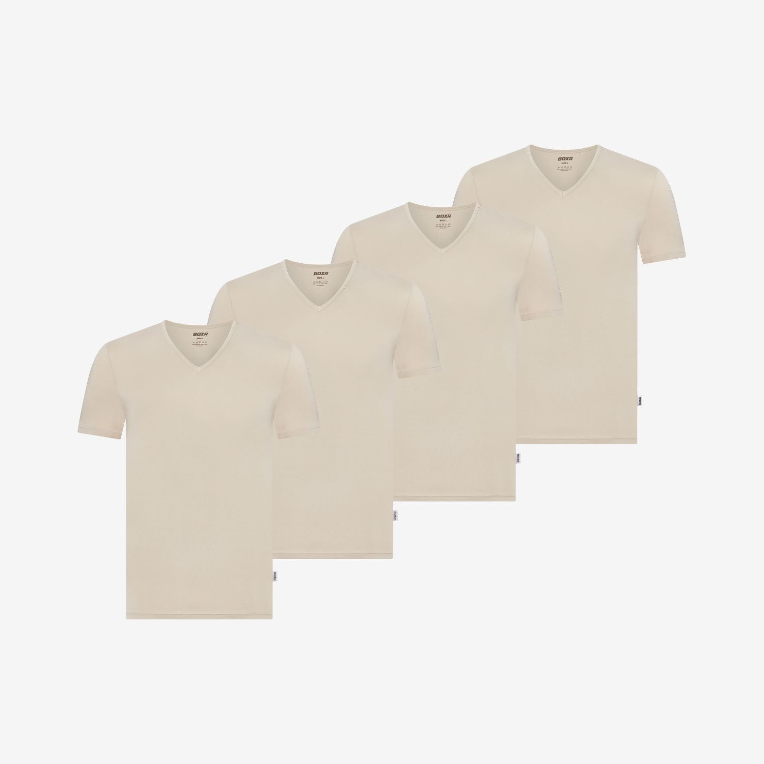 Bamboo Undershirts V-neck 4-Pack
