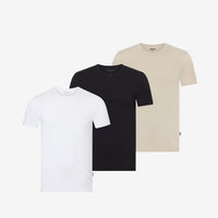 Bamboo Undershirts Round-neck 3-Pack