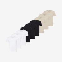 Bamboo Undershirts Round-neck 9-Pack