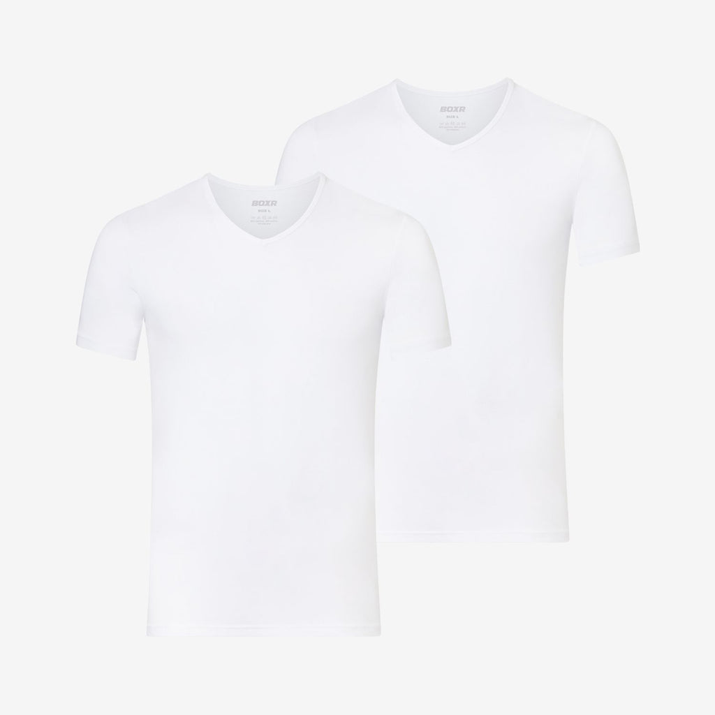 Bamboo Undershirts V-neck 2-Pack