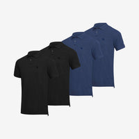 Bamboo Polo Shirts 4-Pack